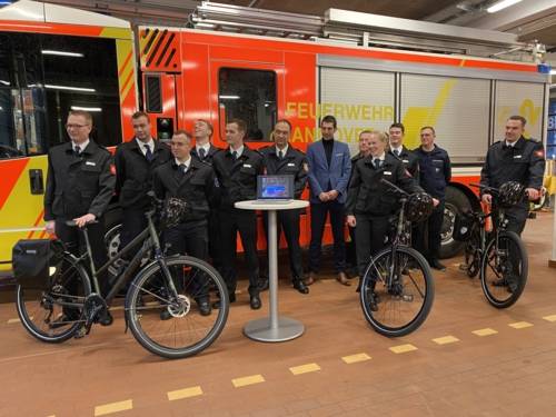 Die neuen Azubis der Feuerwehr Hannover sind am 1. Februar gestartet.